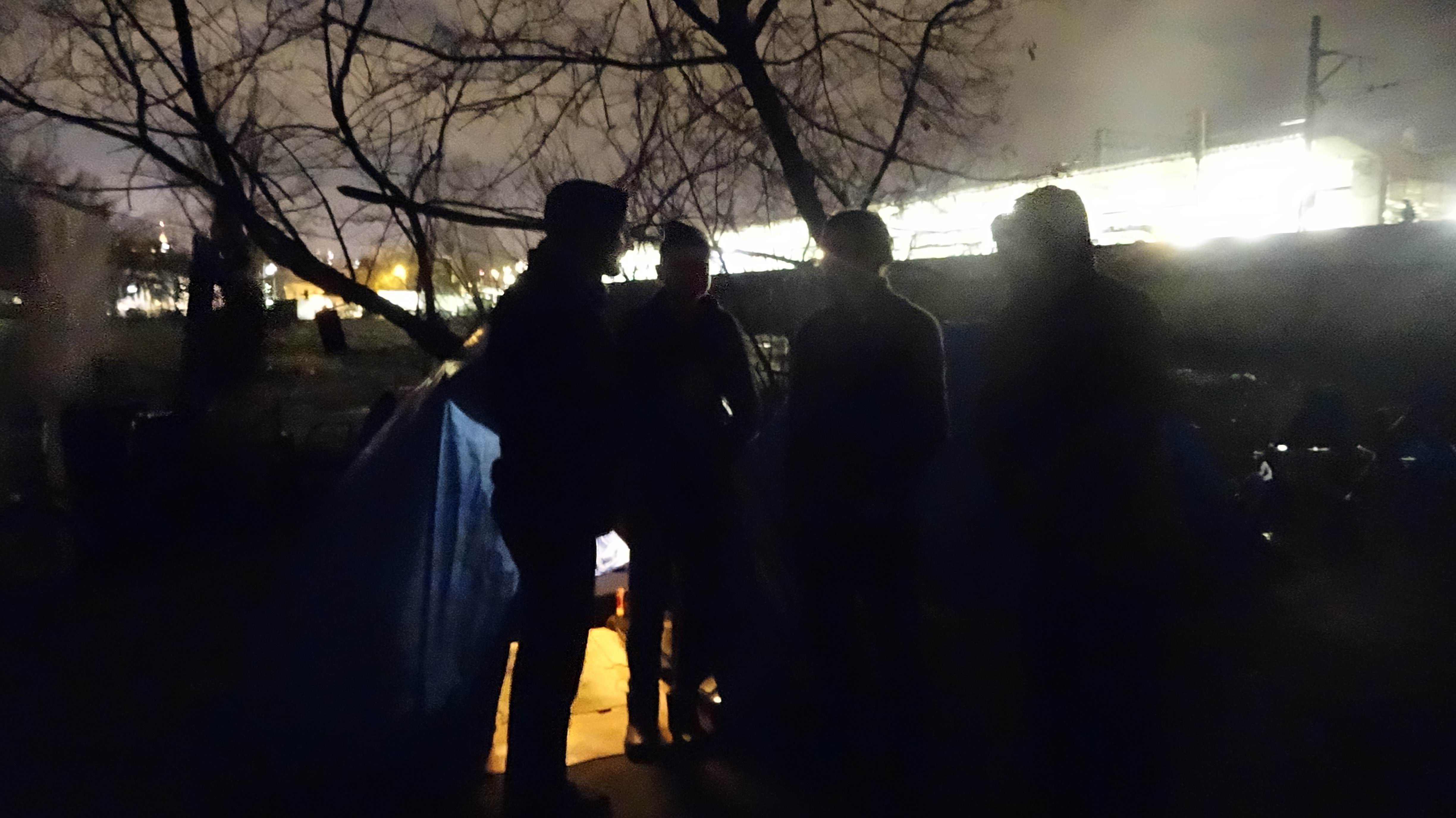 Bezdomni namiot Fundacja Ja Jestem